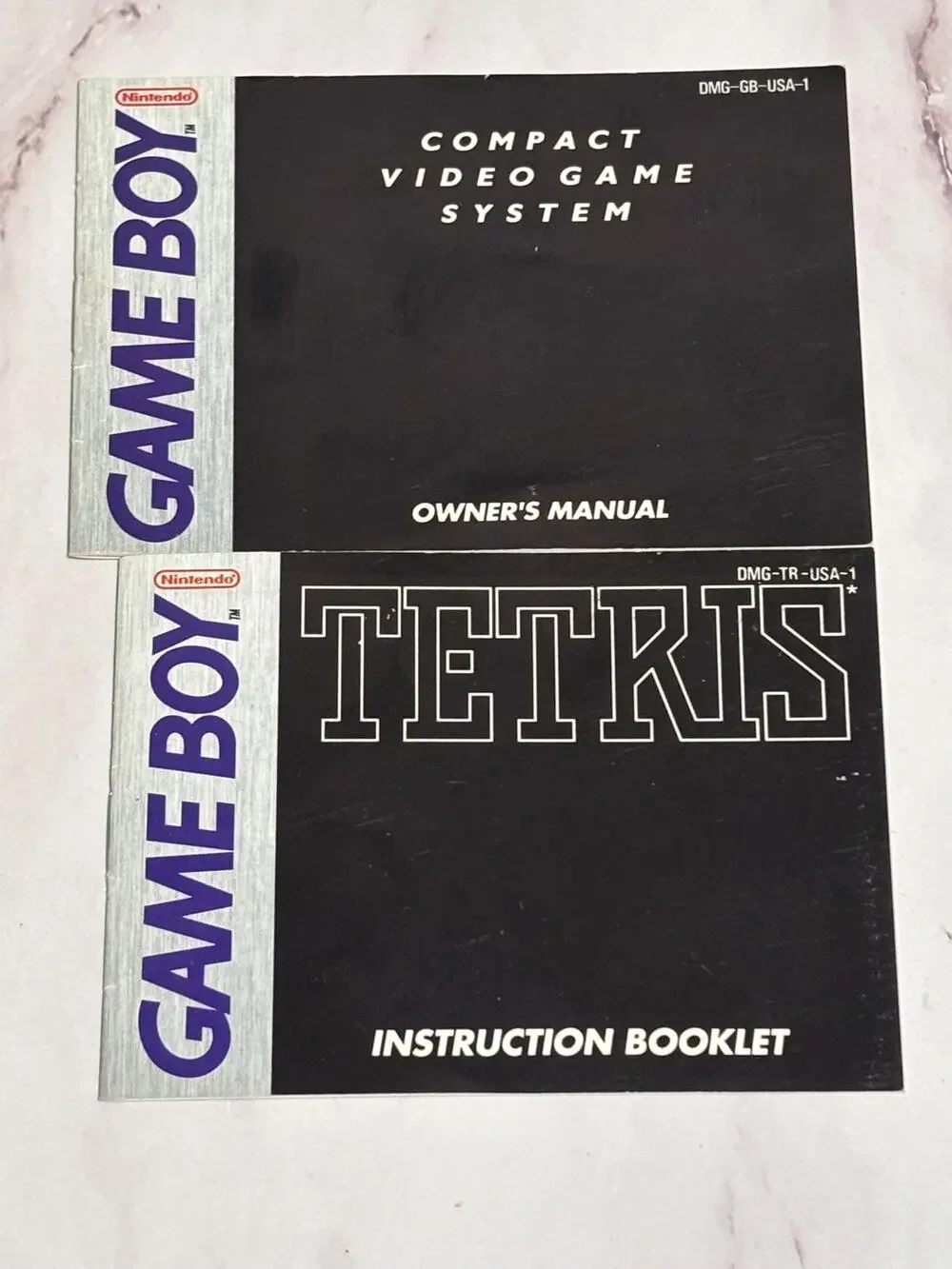 Lot of 2 Nintendo Gameboy Instruction Owners Manual Tetris Compact Video Game
